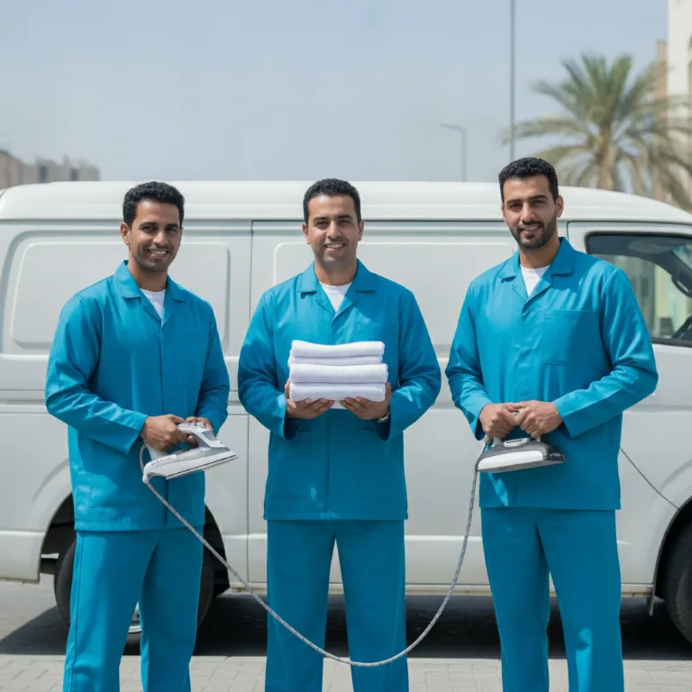 Luxury Laundry team in Dubai Festival City